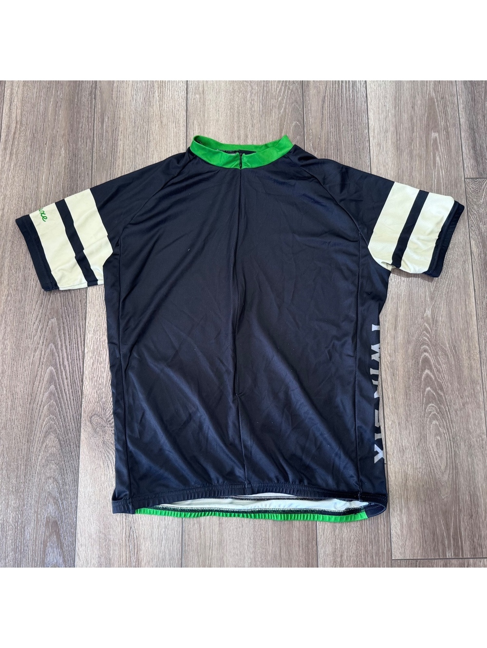 Twin Six Men's Cycling Jersey Black Green Size XL